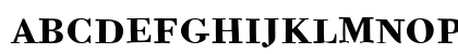 Bodoni Six ITC Bold Uppercase Preview