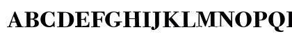 Bodoni Twelve ITC Bold Uppercase Preview