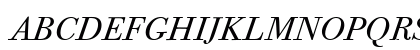 Bodoni Twelve ITC Book Italic Preview