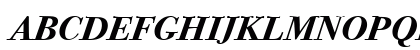 Bodoni Twelve OS ITC TT BoldIta Preview