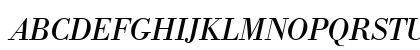 BodoniAntTEE Italic Uppercase Preview