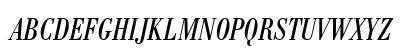 BodoniAntTEECon Italic Uppercase Preview