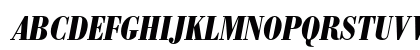 Bodoni BE Bold Condensed Italic Uppercase Preview