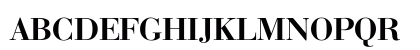 Bodoni-Bold Regular Uppercase Preview