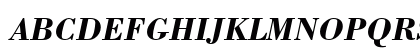 Bodoni Bold Italic Uppercase Preview