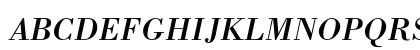 Bodoni LT Std Italic Uppercase Preview