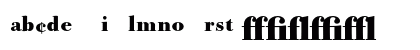 Bodoni Old Face BE Bold Expert Preview