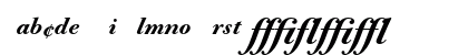 Bodoni Old Face BE Medium Italic Expert Preview
