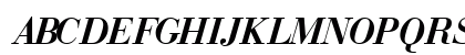 BodoniRecutOSSSK Bold Italic Uppercase Preview