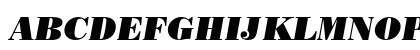 Bodoni Std Poster Italic Uppercase Preview