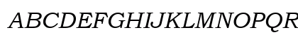 Bookman Old Style Italic Preview