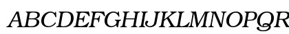 ITC Bookman Light Italic Preview
