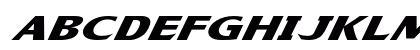 Brassica Expanded Italic Preview