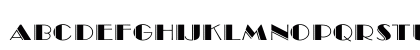 BravoEngShort Regular Uppercase Preview
