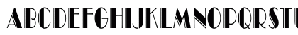 BravoEngTall Regular Uppercase Preview