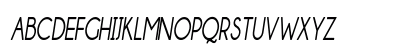Brentford Condensed Italic Uppercase Preview