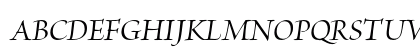 Brioso Pro Medium Italic Display Uppercase Preview