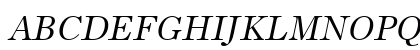 BruceOldStyle BT Italic Preview