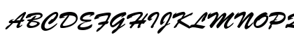 Brush Script Italic Preview