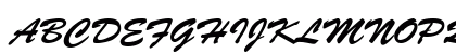 BrushScript RomanItalic Preview