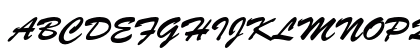 Brush Script Std Medium Uppercase Preview