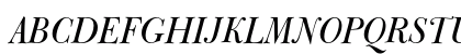 Bulmer Italic Uppercase Preview
