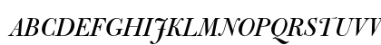 Bulmer MT Std Italic Display Preview
