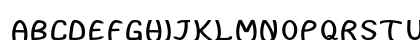 Burbio Expanded Bold Uppercase Preview