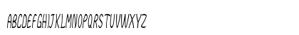 Burbio Extra-condensed Italic Uppercase Preview