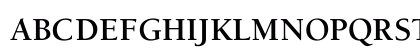 BurkeleyBold Regular Uppercase Preview