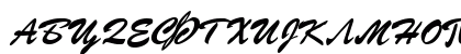 C_Brush Script Regular Uppercase Preview