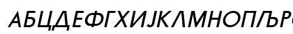 C_Glasnost Bold Italic Uppercase Preview