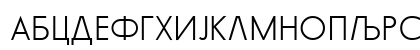 C_Glasnost Regular Uppercase Preview