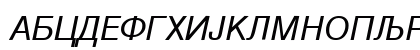 C_Helvetica Italic Regular Uppercase Preview