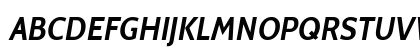 Cabin Condensed Bold Italic Preview