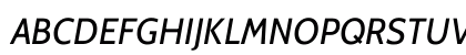 Cabin Italic Preview