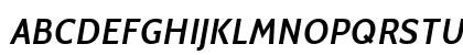 Cabin SemiBold Italic Uppercase Preview