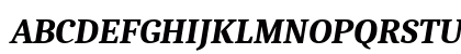 Caladea Bold Italic Preview