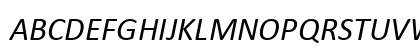 Calibri Italic Preview