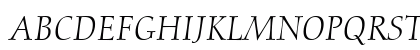 Calligraph810 BT Italic Uppercase Preview