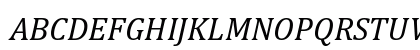 Cambria Italic Preview