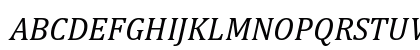 Cambria Italic Preview