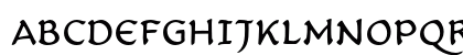 CarlinScript LT Std Regular Regular Uppercase Preview