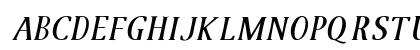 Carlmont Bold Italic Uppercase Preview