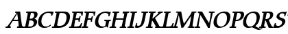 Carmine Bold Italic Uppercase Preview