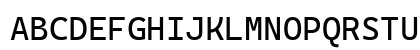 CaskaydiaCove NF Regular Uppercase Preview
