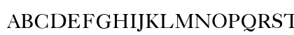 Caslon Light Uppercase Preview