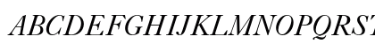 Caslon 540 Italic Uppercase Preview