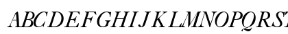 CaslonFiveSSK Italic Preview