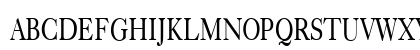CasqueCondensed Regular Uppercase Preview